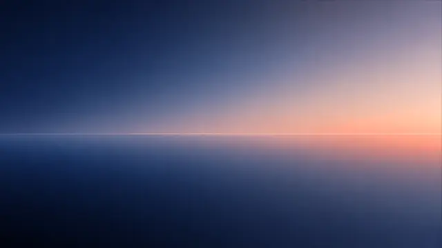 Horizonte con gradiente de colores al atardecer